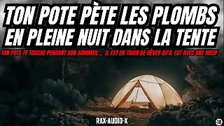 Tu vas te faire réveiller par ton pote hétéro qui cherche ton trou pour se vider